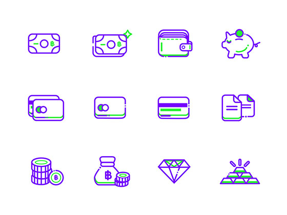 20 枚金融图标素材之家精选sketch素材