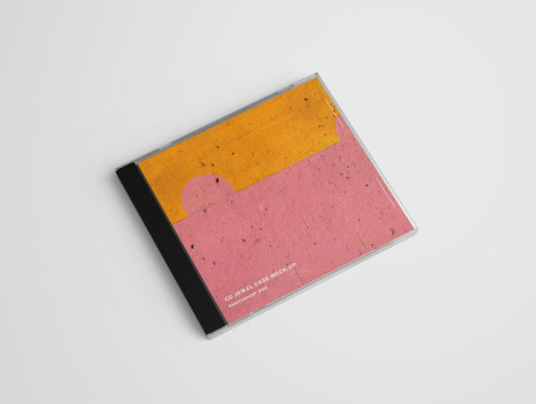 音乐CD光盘&包装盒封面展示样机