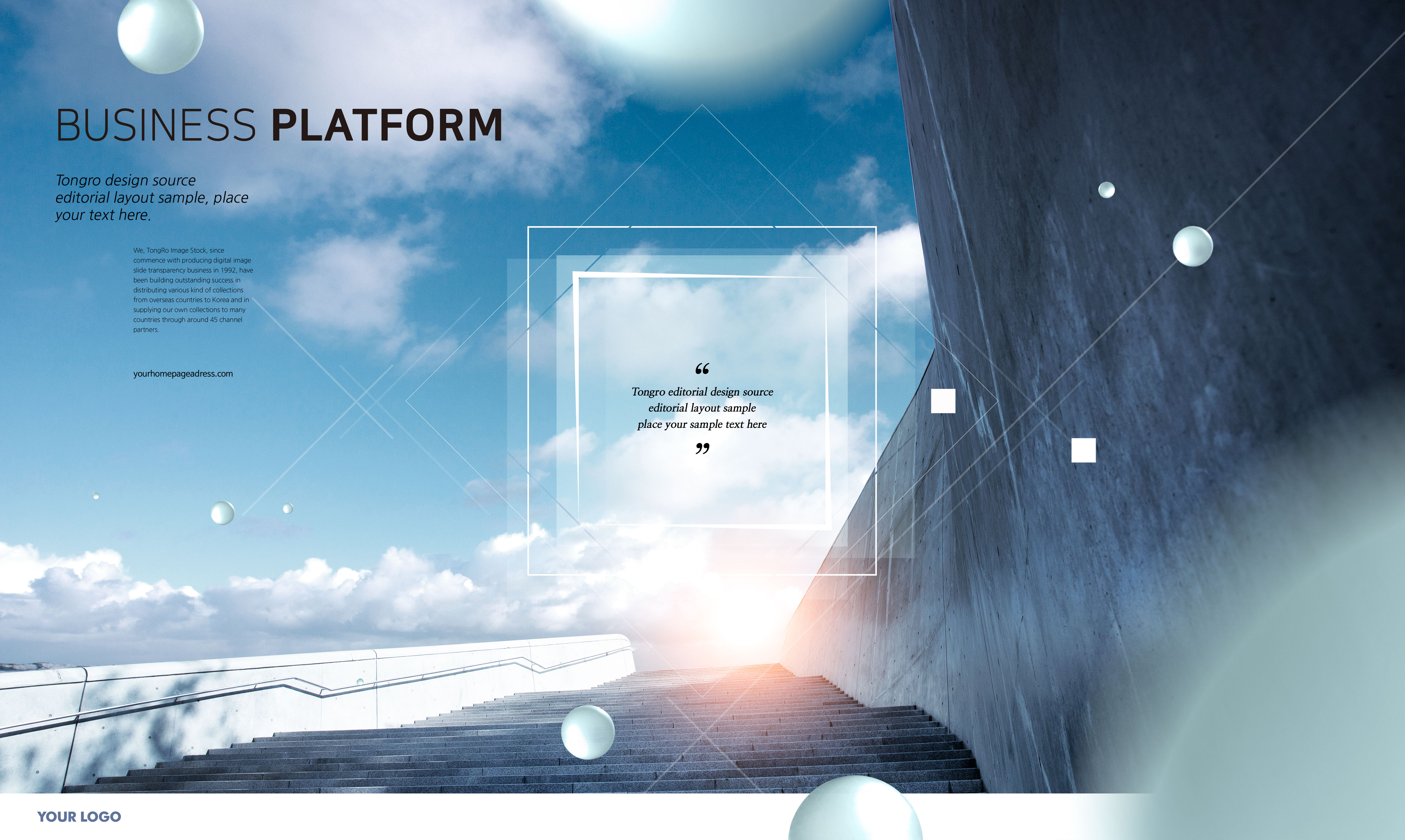 商业平台企业主题海报模板套装[PSD]插图(3)
