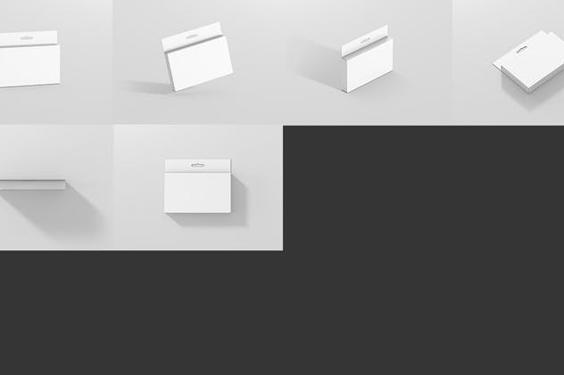 挂钩式宽边细长矩形盒子包装样机 Box Mockup – Wide Slim Rectangle Size with Hanger插图(8)