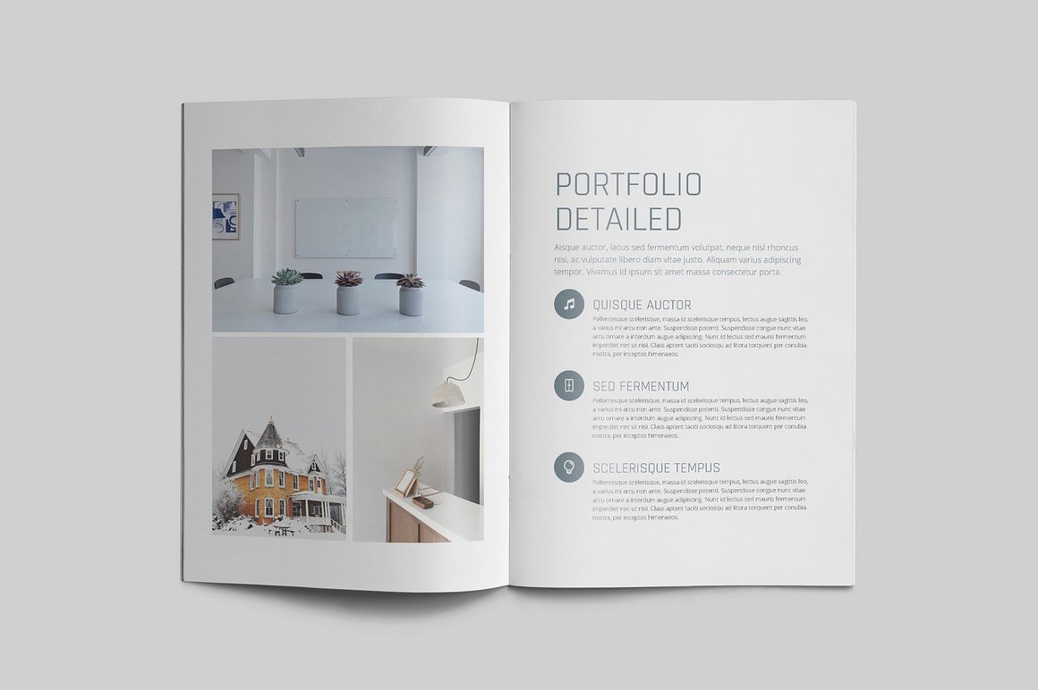 100页漂亮极简的商业化杂志模板下载[indd]插图(35)