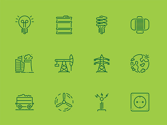 20 枚能源图标素材之家精选sketch素材