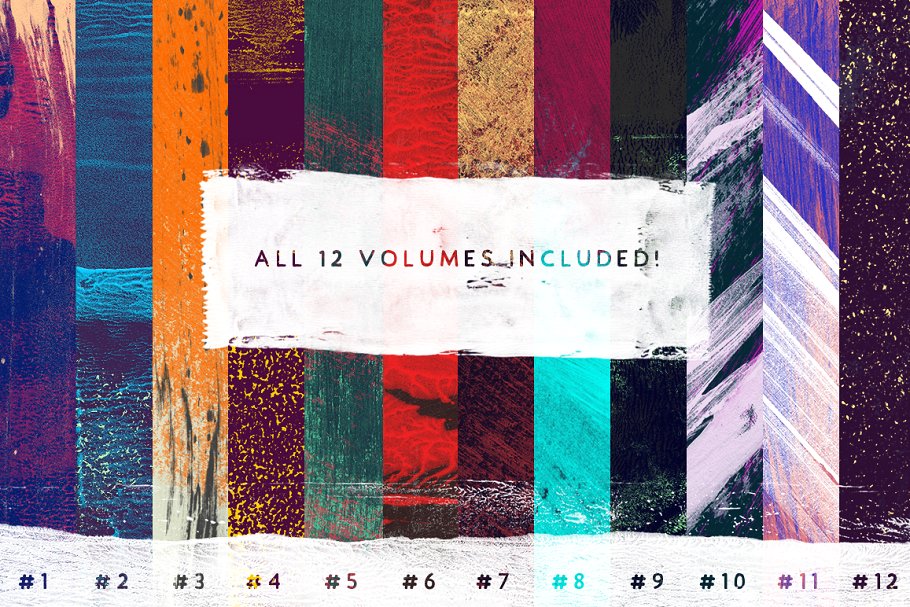 252种五颜六色的油漆纹理素材包 252 Assorted Real Paint Textures插图(2)