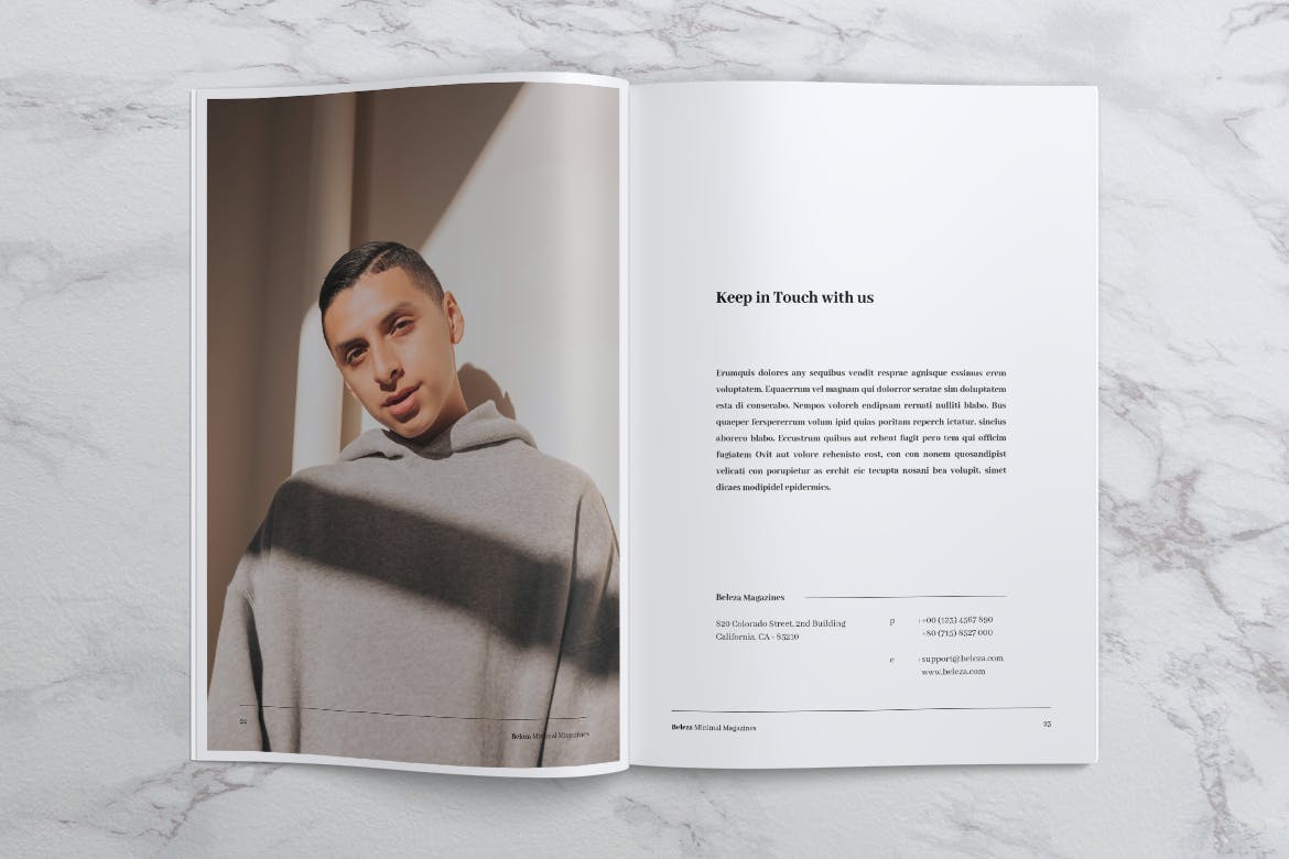 高端优雅时尚服饰杂志版式设计模板 BELEZA Fashion Magazines插图(11)