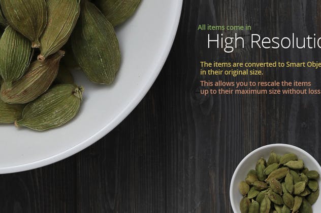 草药和香料巨无霸场景样机生成器 Kitchen Scene Gen. – Herbs & Spices插图(4)