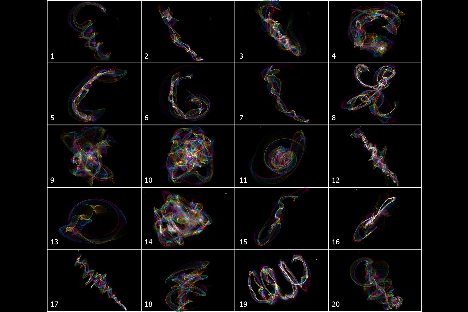 5K分辨率烟幕彩虹叠层背景 5K Smoky Rainbow Overlays插图(3)
