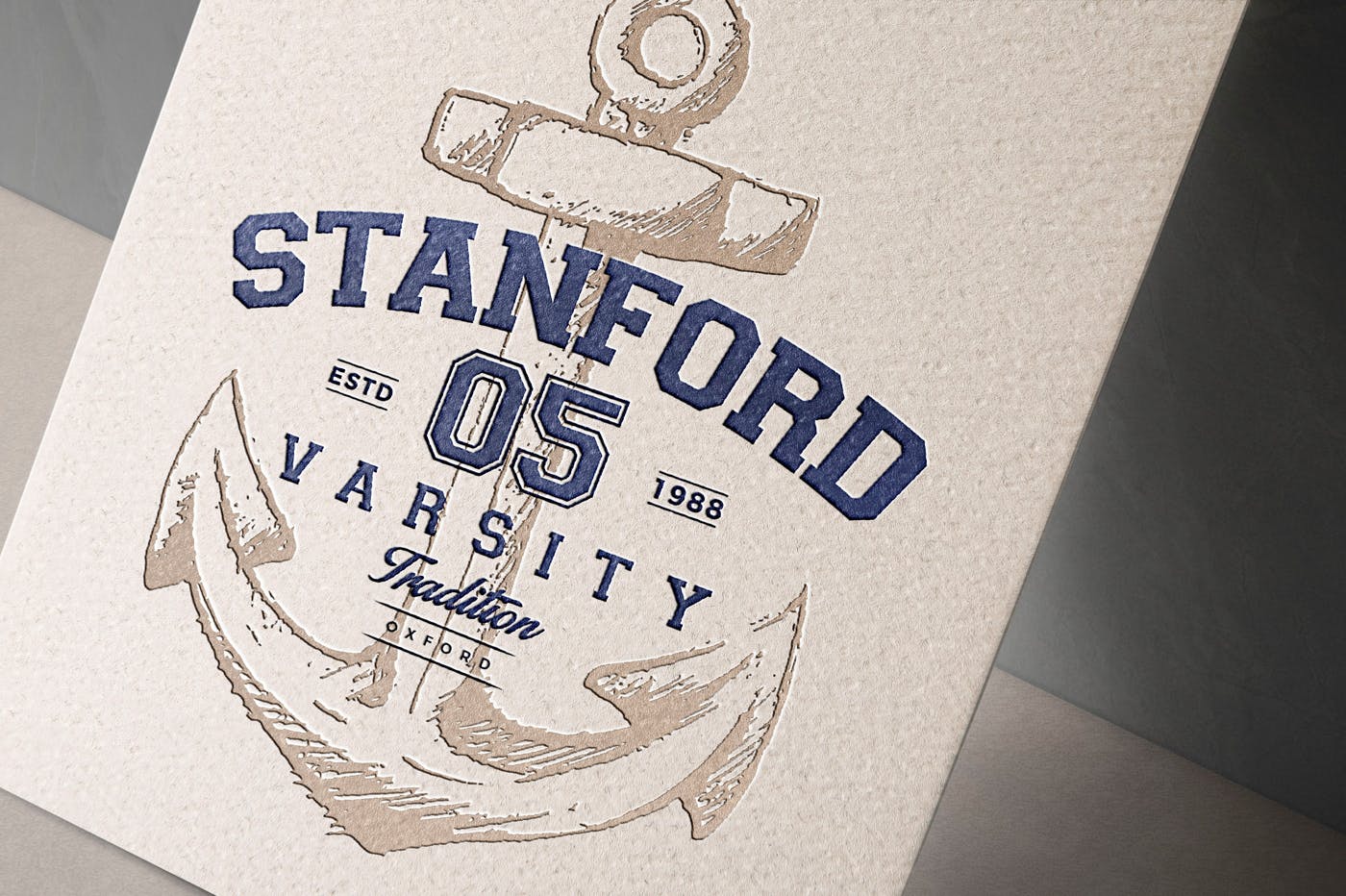 Logo设计印刷效果预览样机模板 Paper Logo Mockups插图(2)