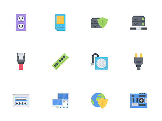 50 枚电脑和数据元素图标素材之家精选sketch素材