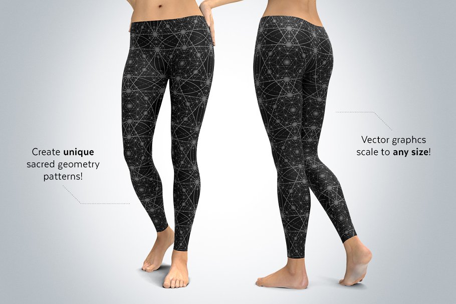 神圣几何矢量图形素材包 Sacred Geometry Vector Pack Vol. 5插图(5)