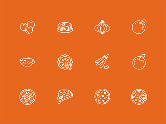 230 枚美食图标素材之家精选sketch素材