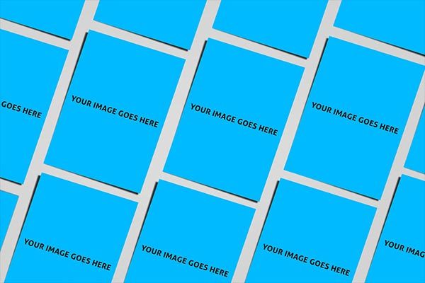 时尚简约多用途的海报宣传单DM样机VI展示模型mockups