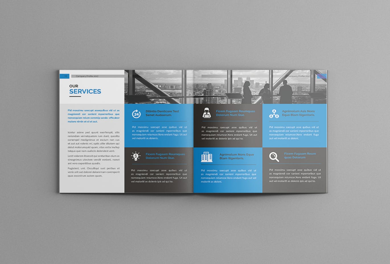 时尚简约好用的品牌手册房地产楼书杂志画册设计模板插图(8)