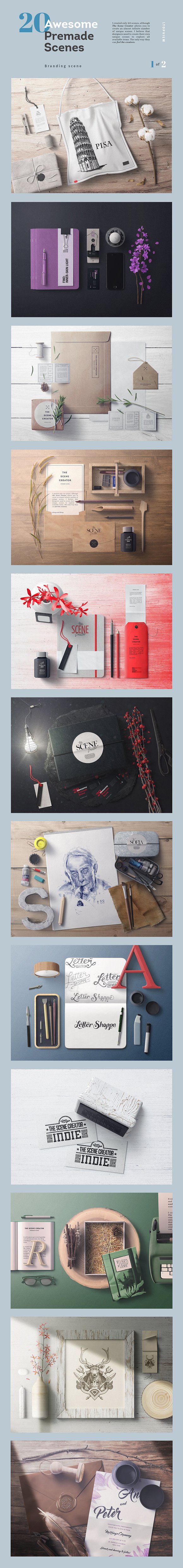 素材库下午茶：超级办公室物品品牌设计Mockups下载[PSD,解压后26GB+]插图(2)