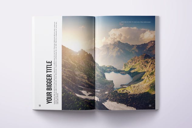 36页多用途A4规格企业画册产品目录设计模板 Multipurpose A4 Portfolio Design – 36 pages插图(4)