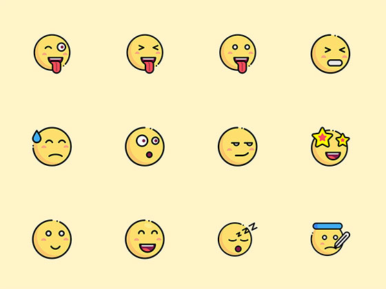 50 枚可爱 Emoji 图标素材之家精选sketch素材
