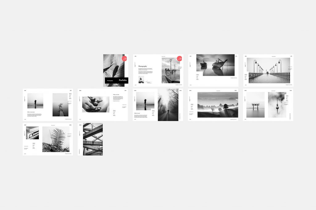 静谧黑白格调摄影类画册打包下载[indd]插图(10)