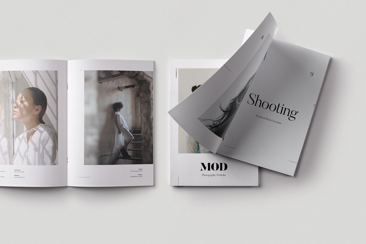 Mod时尚摄影作品图册设计模板插图(14)
