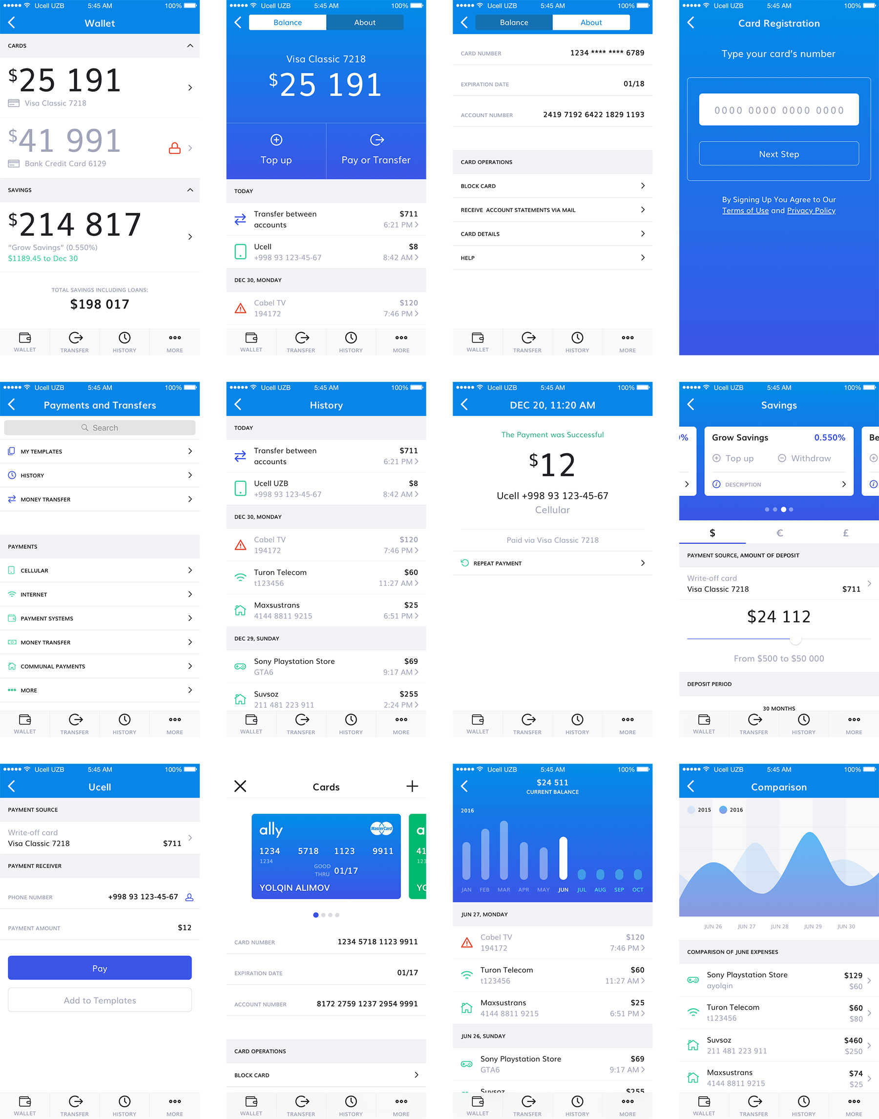 Ally 金融应用界面