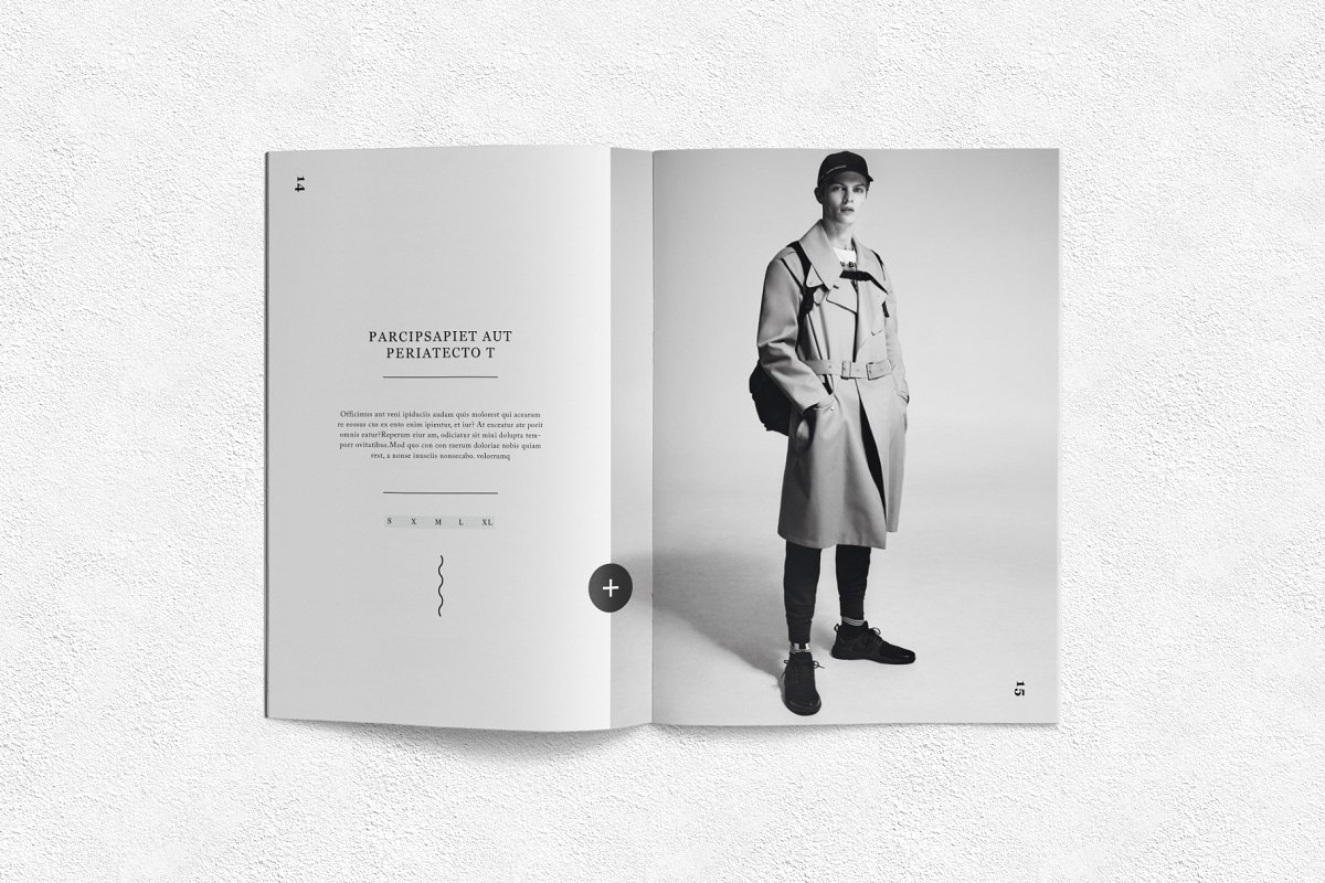 时尚男装杂志画册设计模板插图(7)