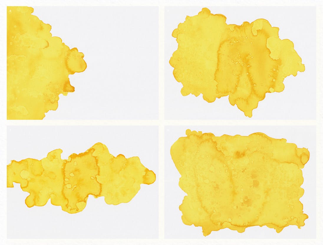 黄色水彩肌理仿纸张纹理背景素材 Watercolor Backgrounds插图(11)