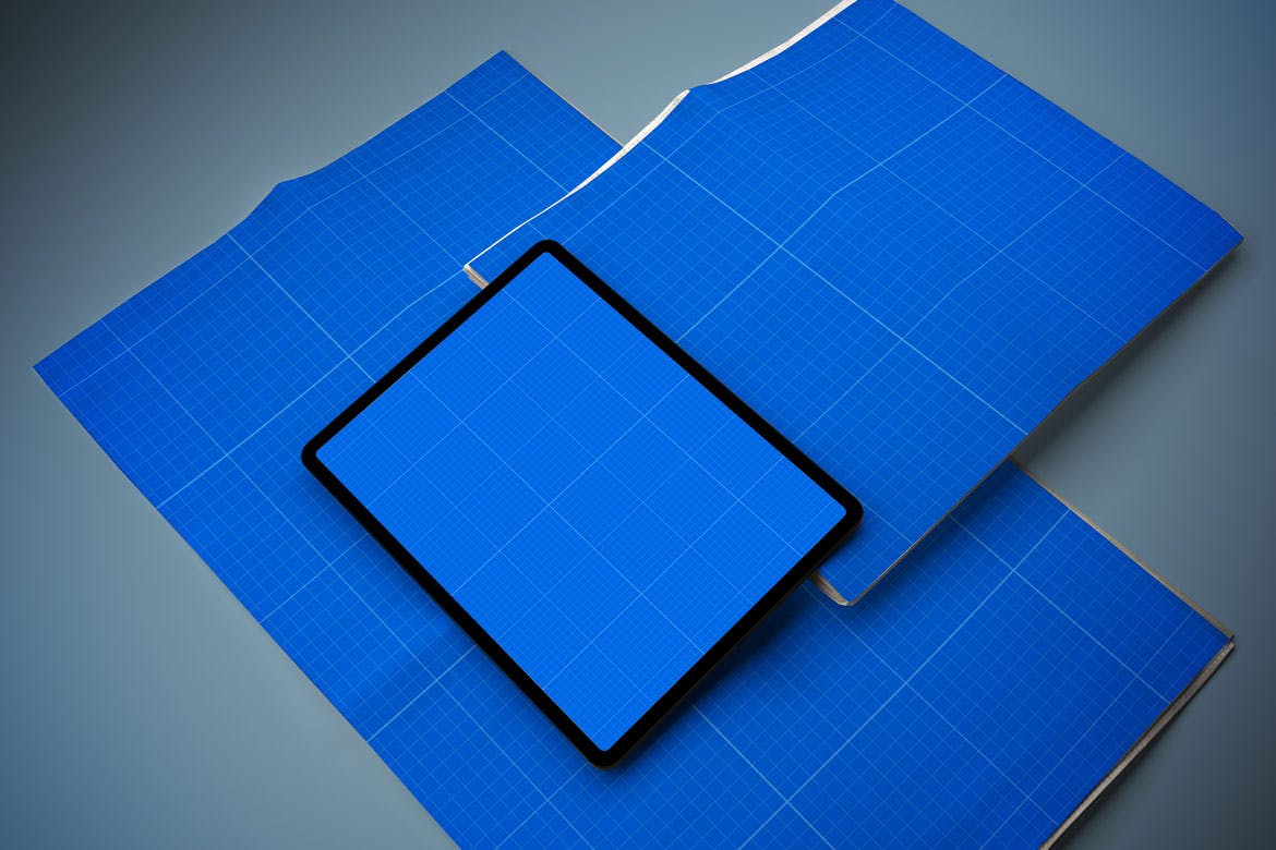 电子版报纸版式设计效果图样机 Newspaper App MockUp插图(11)