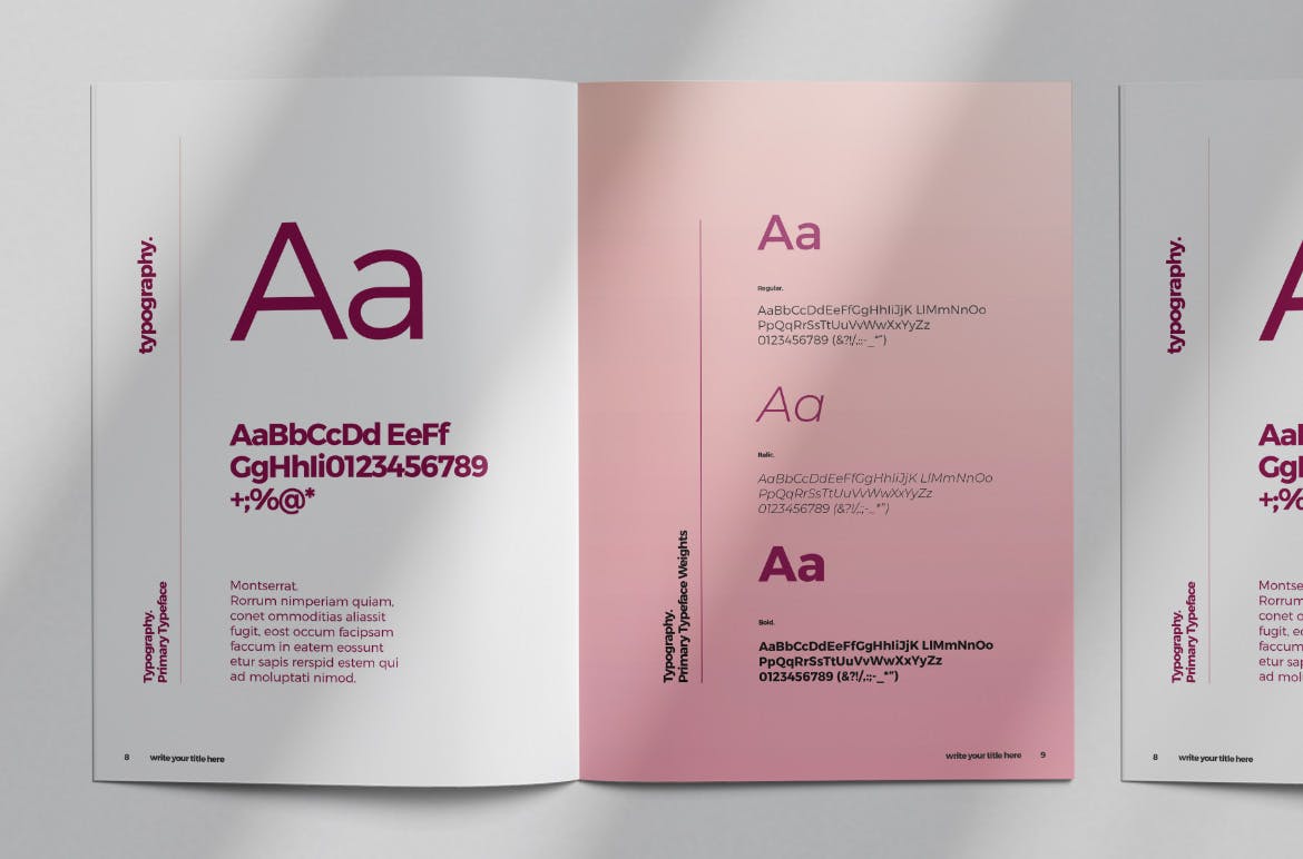 品牌指南/品牌规范手册排版设计模板 Brand Style Guide Layout插图(6)