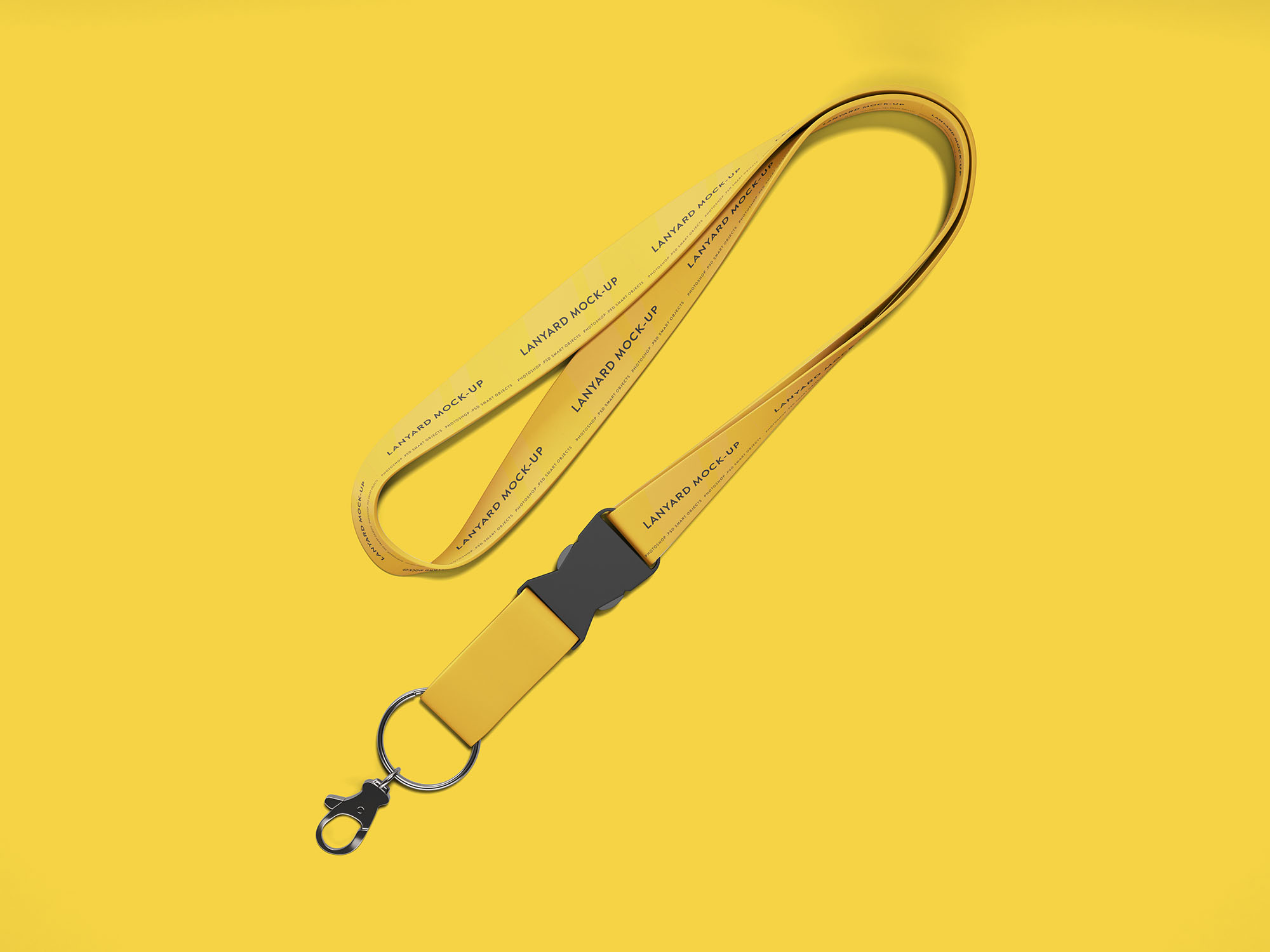 简约挂绳外观设计样机模板 Simple Lanyard Mockup插图(2)