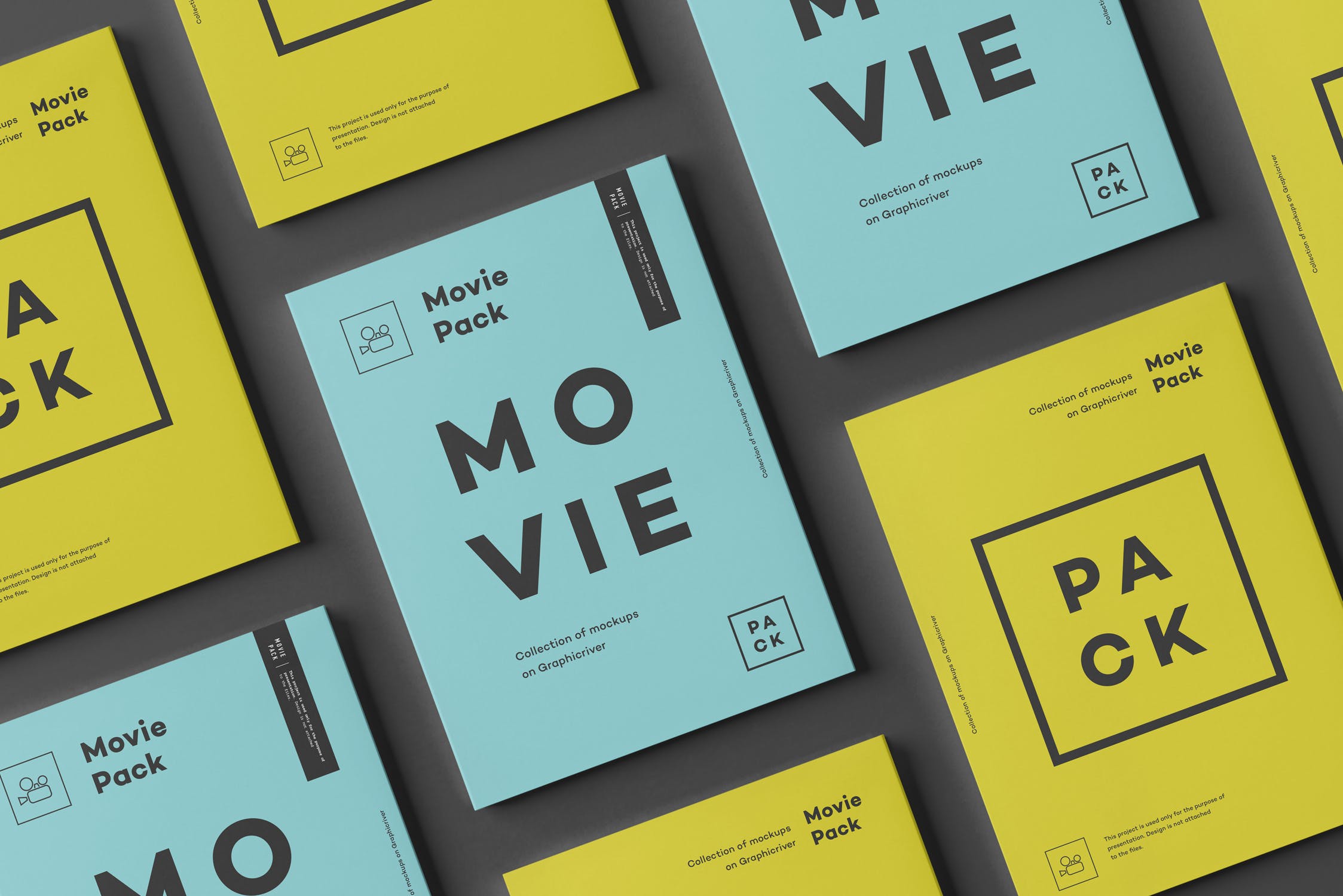 电影DVD包装盒外观设计样机3 Movie Pack Mock-up 3插图(4)