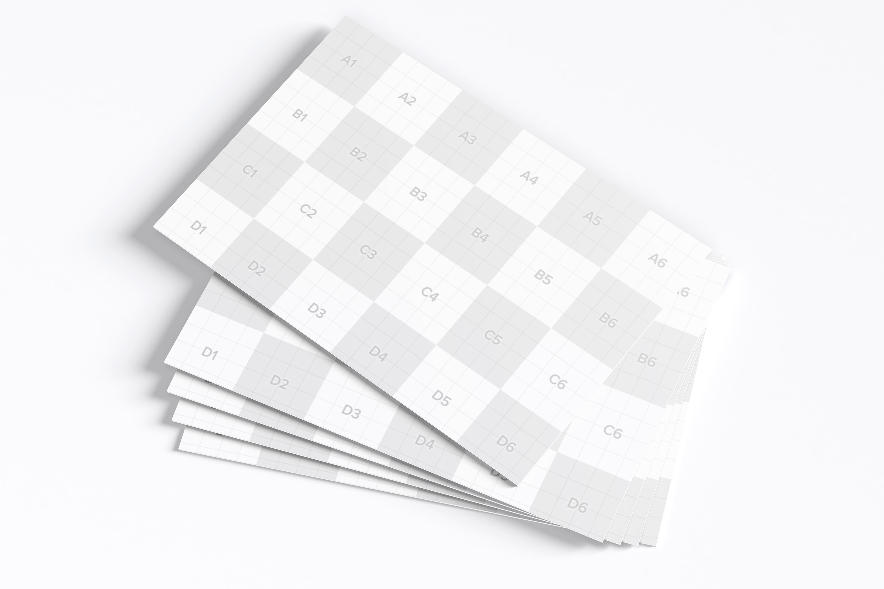 UK标准规格企业名片印刷效果图样机02 UK Business Cards Mockup 02插图(4)