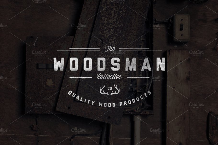 独特复古的品牌Logo设计入门工具包 Vintage Logo & Insignia Starter Kit插图(2)