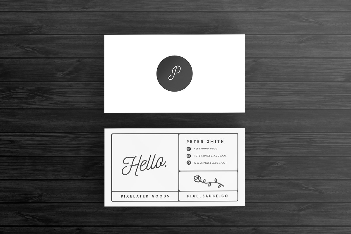 68个高端时尚简约的商务名片设计模板插图(3)