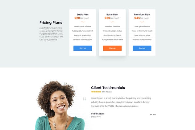 SEO业务着陆页多用途网站设计模板 SEO Landing One Page Service Multipurpose Template插图(2)