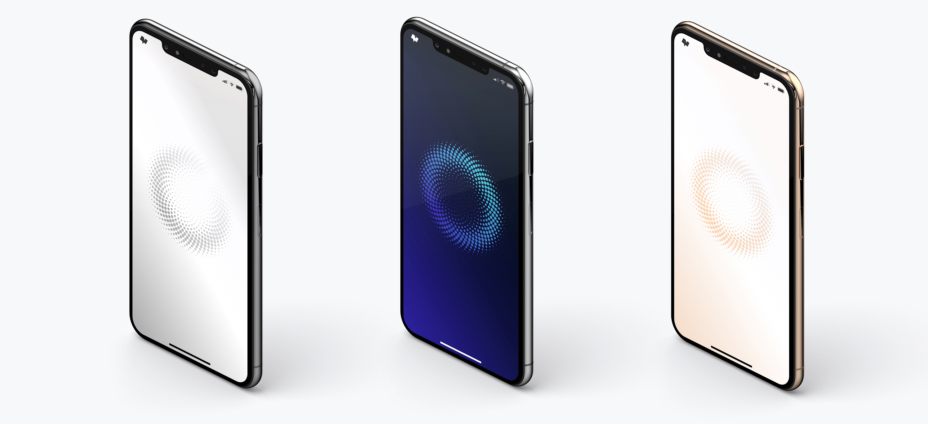 iPhone XS Max手机APP应用UI设计样机左视图样机02 iPhone XS Max Mockup, Isometric Left View 02插图(3)