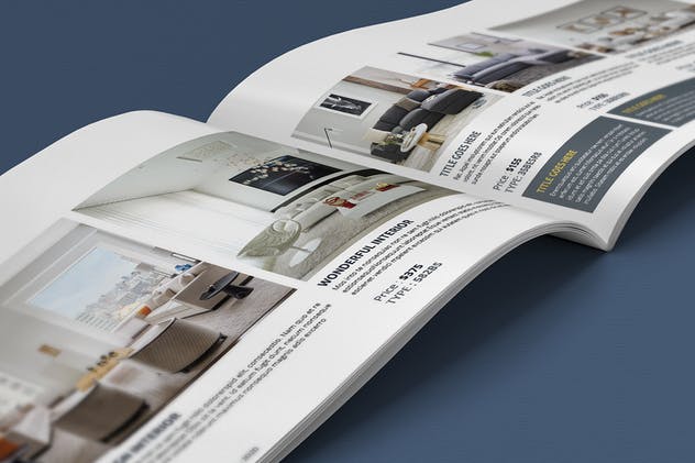 现代简约设计风格横板产品目录设计模板 Modern Catalogue Template插图(5)