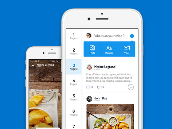 Acro 社交应用界面素材之家精选sketch素材