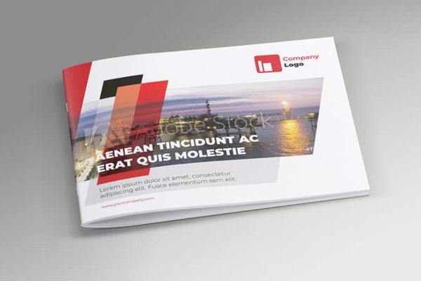 海上石油和天然气能源手册设计模板