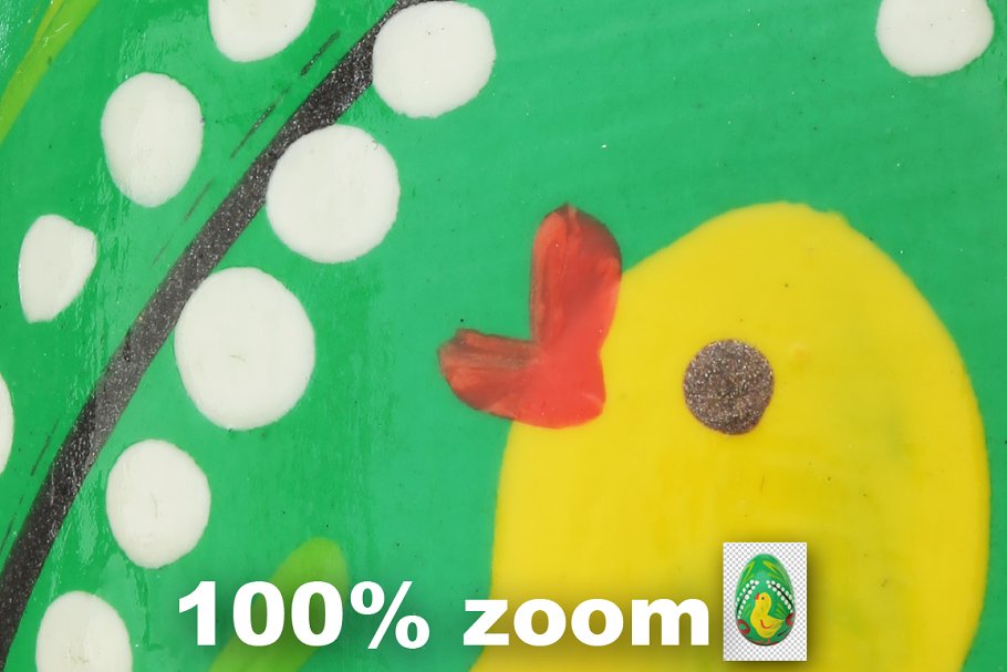 35款手绘彩绘复活节鸡蛋素材 35 hand-painted Easter eggs插图(2)