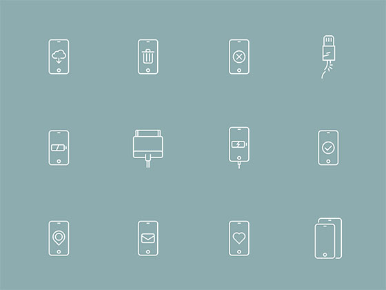 37 枚 iPhone 状态和元素图标素材之家精选sketch素材