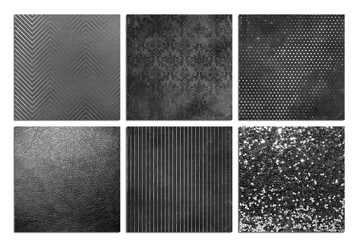 黑色复古风格几何背景纹理Black Textures插图(2)