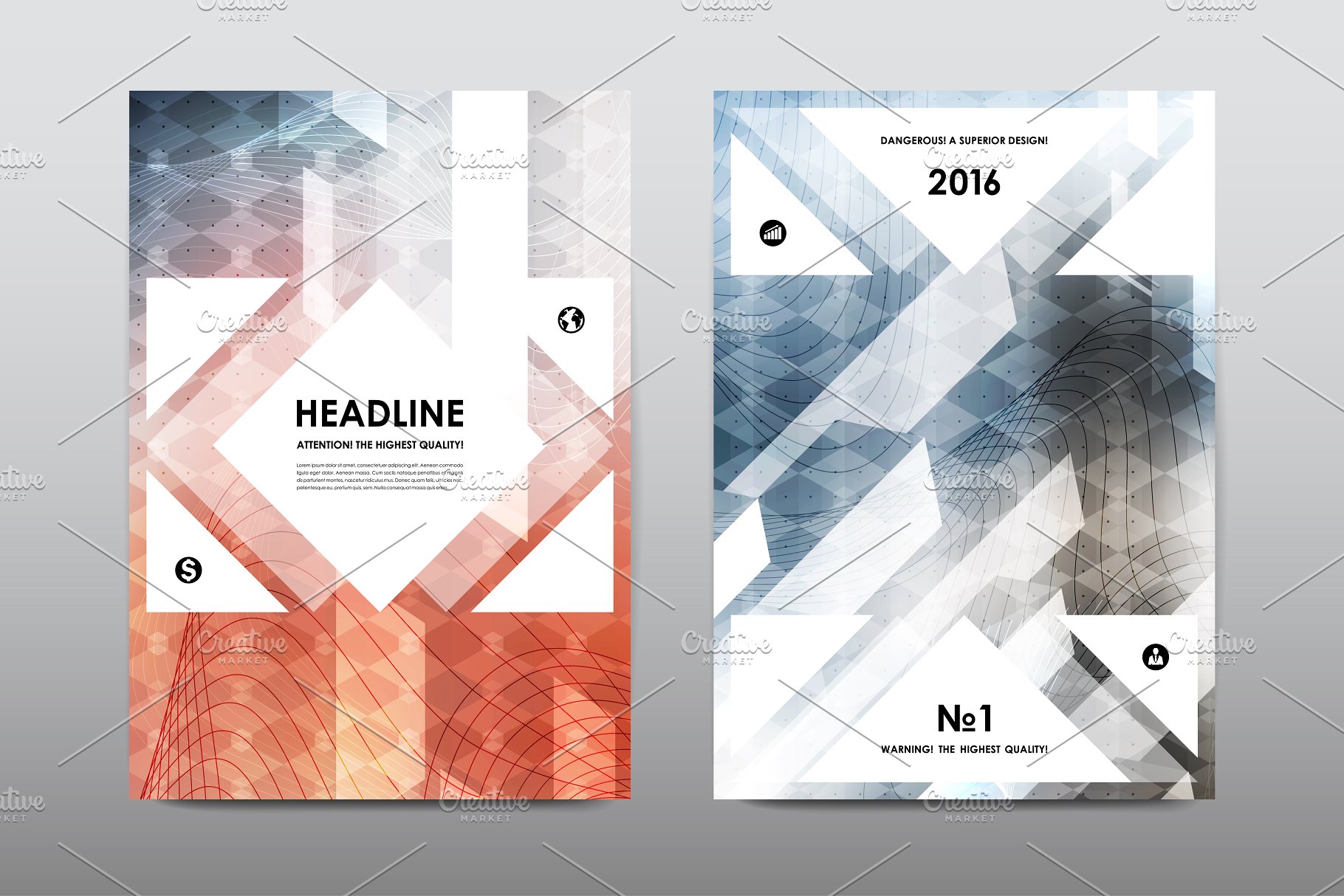 50+企业商业主题宣传小册子模板合集 50+ Business Brochures Bundle插图(41)