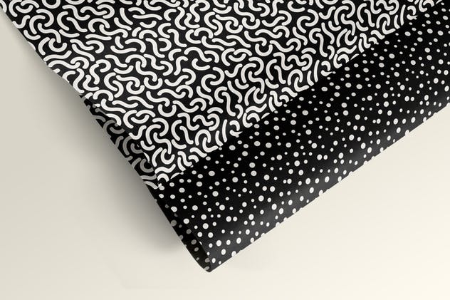 50抽象涂鸦无缝印花包装设计图案 50 Abstract Doodle Seamless Patterns插图(3)