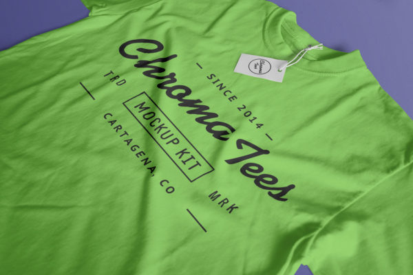 T恤胸前印花图案设计特写效果图样机01 Closeup T-Shirt Mockup 01