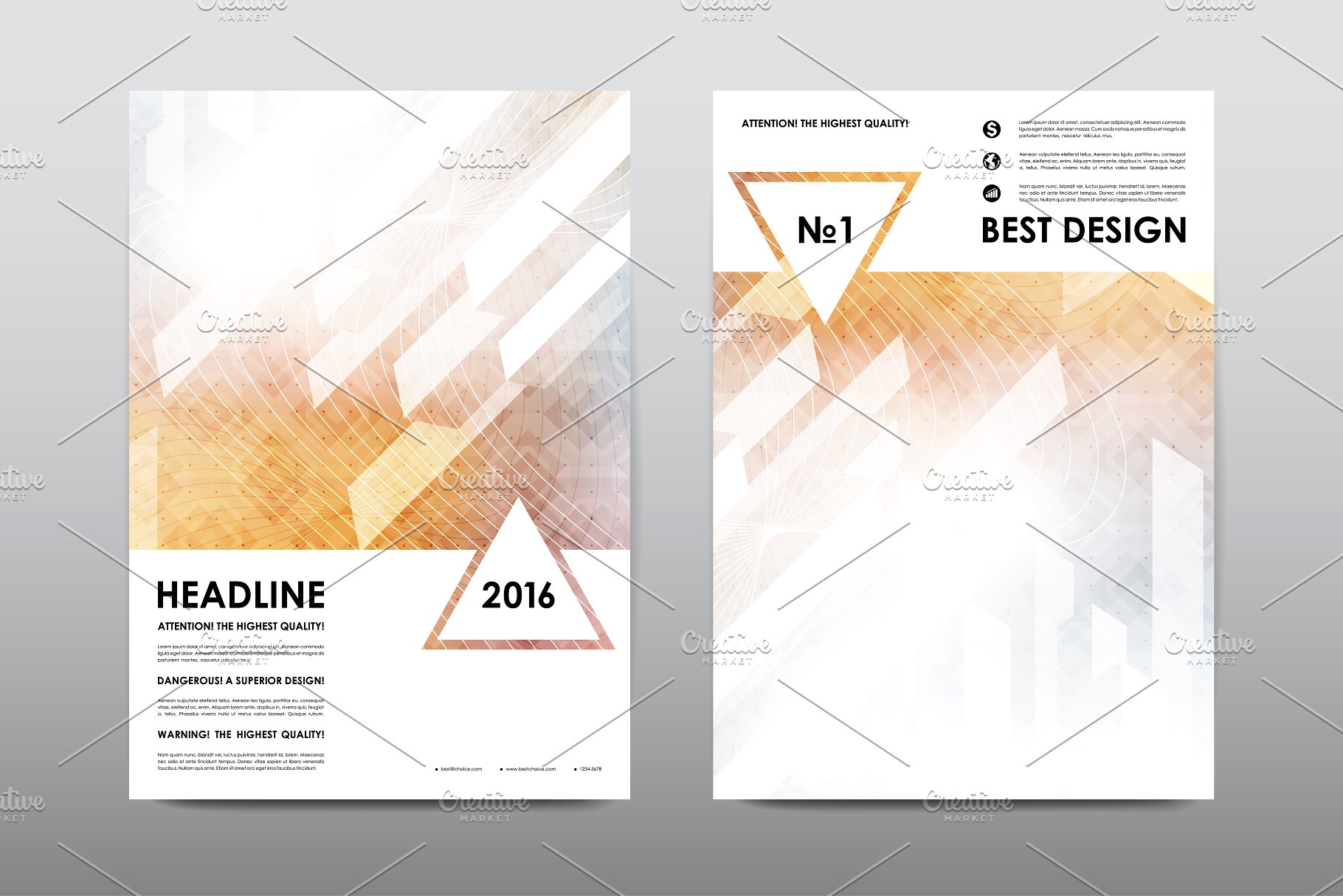 50+企业商业主题宣传小册子模板合集 50+ Business Brochures Bundle插图(30)