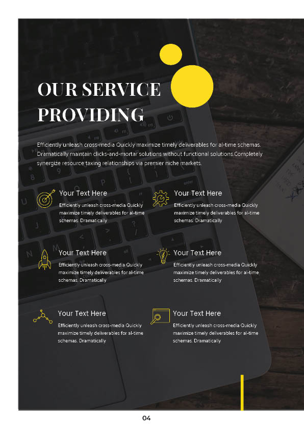 时尚简约多用途的公司业务手册画册楼书杂志设计模板（indd）插图(6)