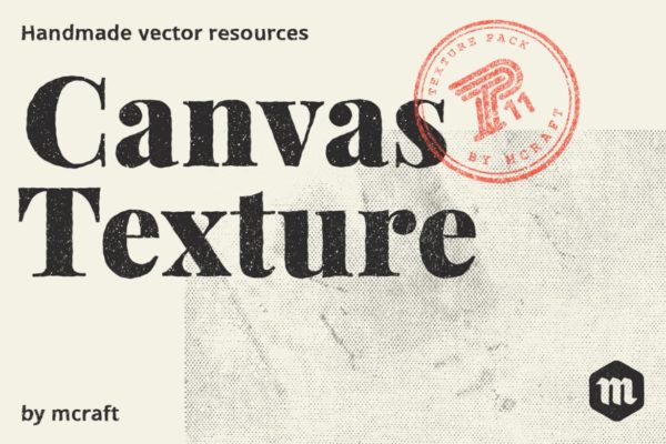 15个矢量折叠纸/画布纹理背景素材 Canvas Texture Pack Background