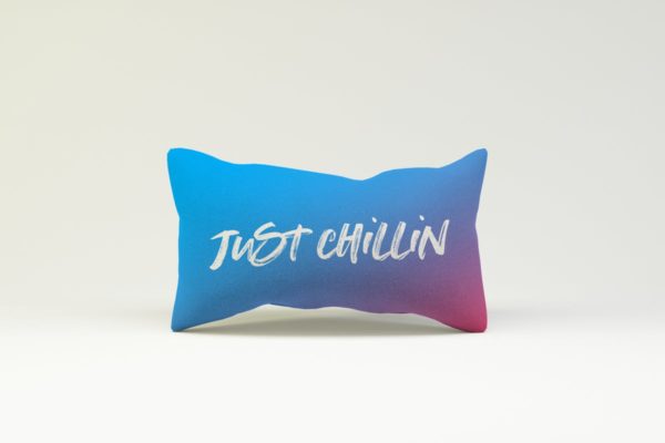 矩形枕头印花图案设计样机模板 Rectangle Pillow Mockup