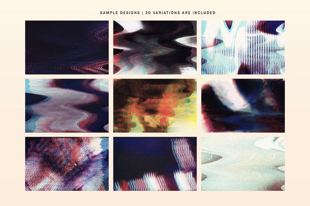 30款抽象光线折射多彩背景纹理 Psych Abstract插图(3)