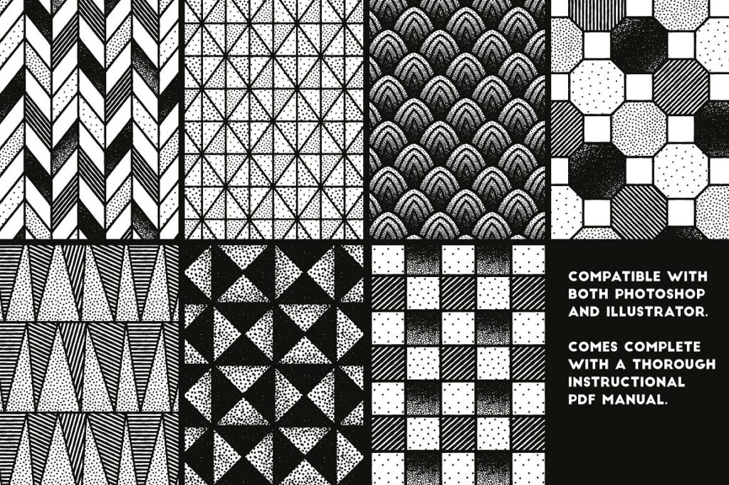 点状几何图形无缝背景素材下载[psd,ai,png,jpg]插图(6)