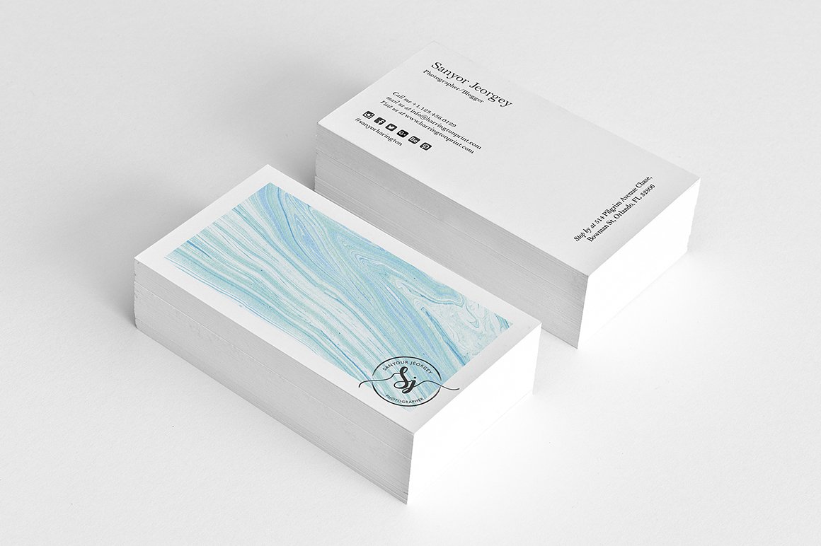 30个时尚高端的名片卡片邀请函请柬设计模板插图(11)