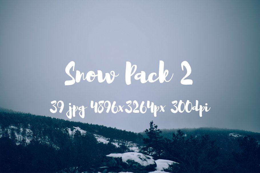 白雪茫茫雪景高清照片素材 Snow Photo Pack II插图(1)
